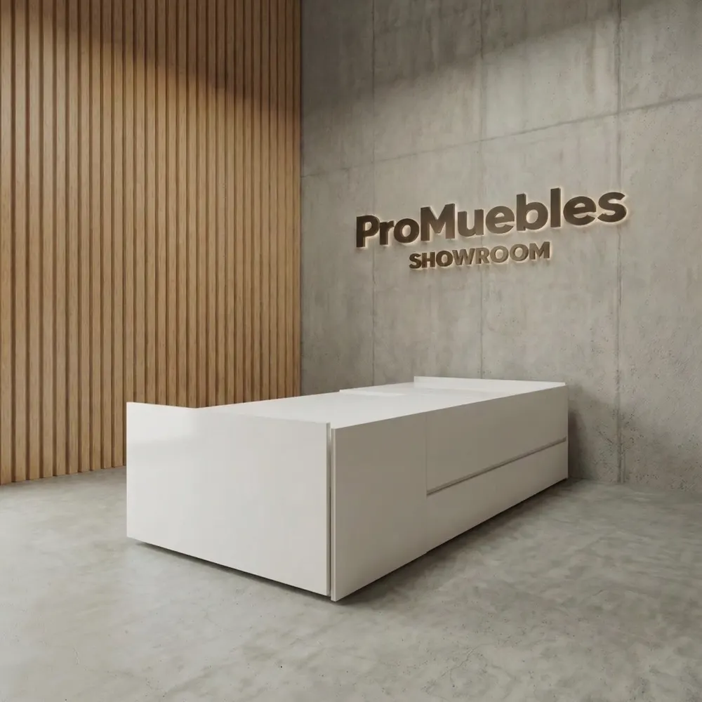 Cama box 1 Plaza Vip (80 × 190 cm) en el showroom de ProMuebles