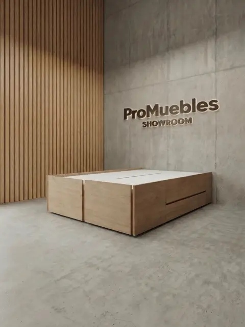 Cama box 8 Vip Plaza y Media (100 × 190 cm)